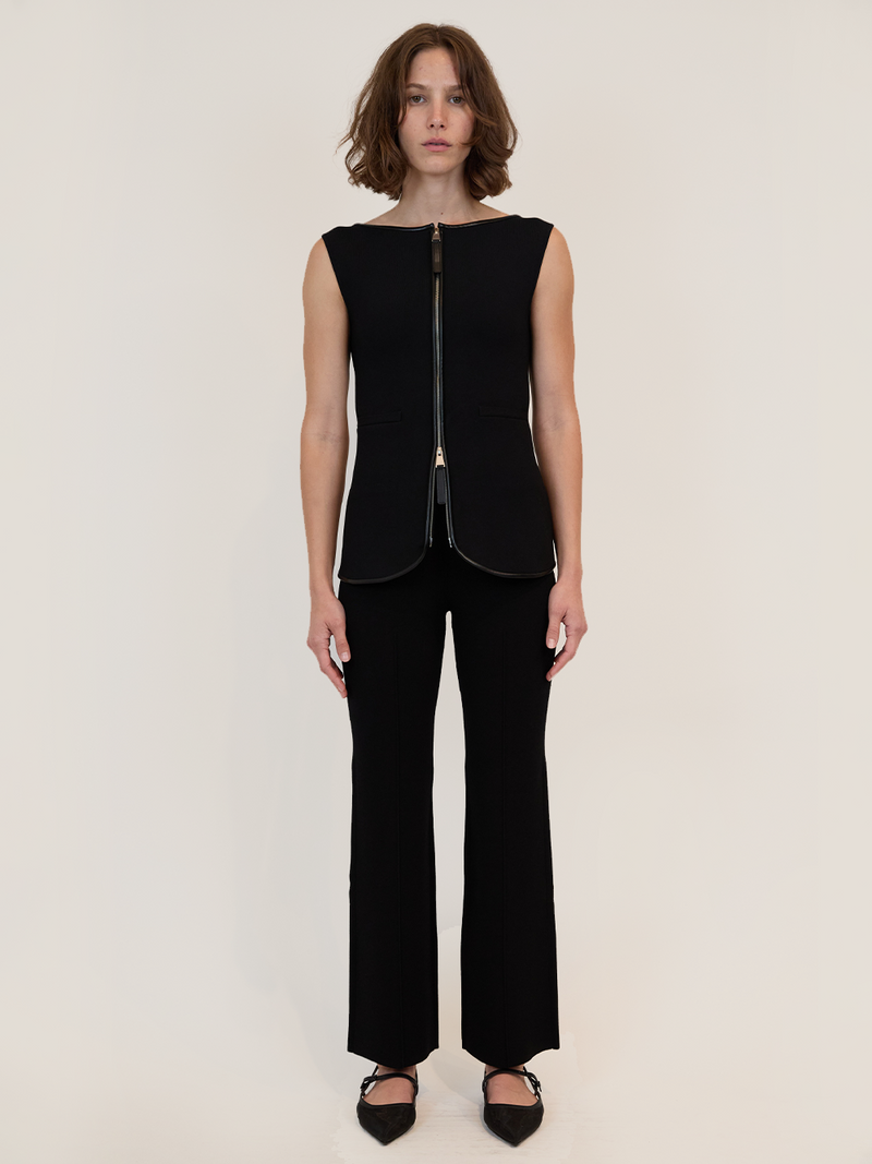 Ren Sleeveless Zipper Top