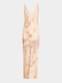Akiya Tank Dress in Frappe Multi Tie Dye