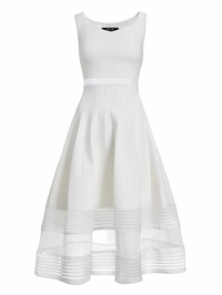 Ines Flared Dress by RVN - View 7