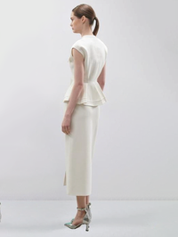 Stella Peplum Vest by RVN - View 3