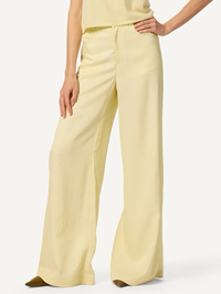 Adrianna Wide-Leg Pant in Pale Citron by SABLYN-PALE CITRON-AMY Atelier