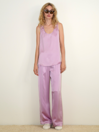 Claudia Silk Racerback Tank by SABLYN - View 3