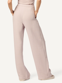 Ryan High Rise Pleated Pant in Himalaya by SABLYN - View 2
