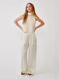 SABLYN Saige Cropped Turtleneck in Gardenia – Image 3