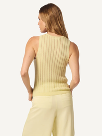 Juna Scoopneck Tank in Pale Citron