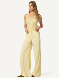 Juna Scoopneck Tank in Pale Citron