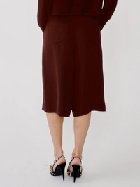 Issa Relaxed Drawstring Culotte in Cinnabar