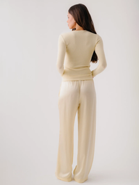 Quincy Long Sleeve Fitted Crewneck Tee