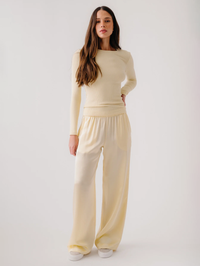 Quincy Long Sleeve Fitted Crewneck Tee