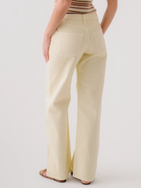 Sammy B Dyed Relaxed Straight Leg Jean in Buttercup