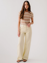 Sammy B Dyed Relaxed Straight Leg Jean in Buttercup