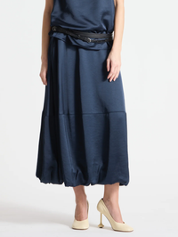 SAINT ART Montrose Bubble Skirt in Navy in NAVY – Image 1