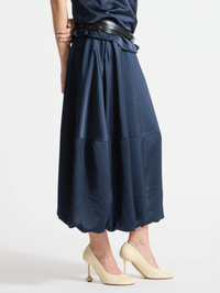 SAINT ART Montrose Bubble Skirt in Navy in NAVY – Image 4