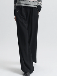 Nori Relaxed Pant by SAINT ART-Black-AMY Atelier