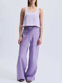 Lodi Cropped Tank in Lilac