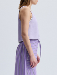 Lodi Cropped Tank in Lilac