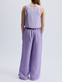 Lodi Cropped Tank in Lilac