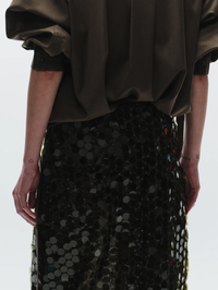 Zyon Mesh Sequin Skirt