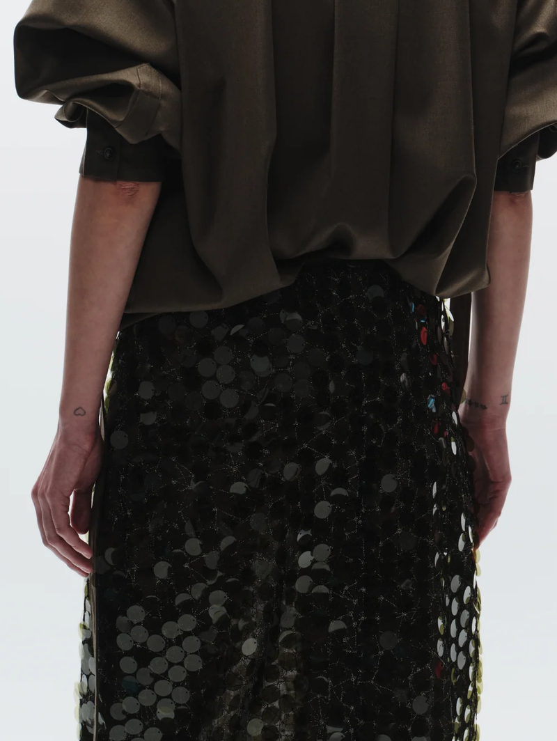 Zyon Mesh Sequin Skirt