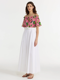 Tess Top in Pivoines Stripe by SALONI - View 5