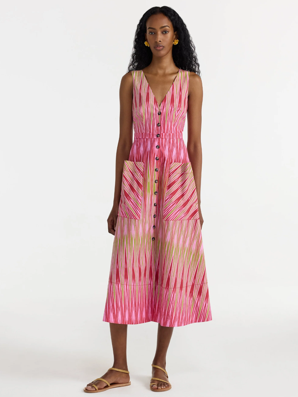 Zoey Dress in Uzbek Strawberry – AMY Atelier