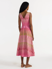 Zoey Dress in Uzbek Strawberry by SALONI - View 2