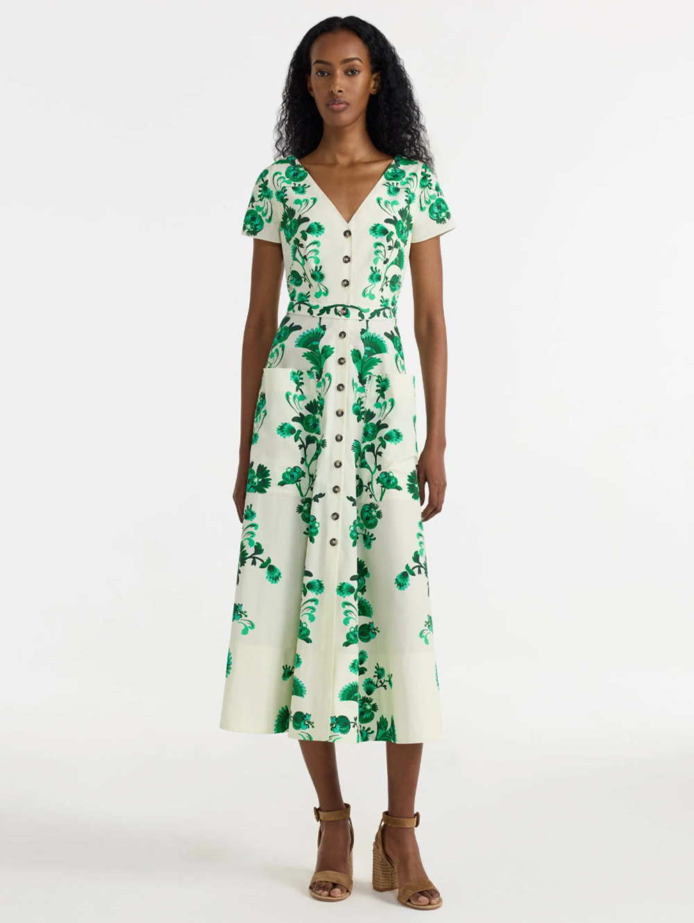 Zoey E Dress in Saffier Vines