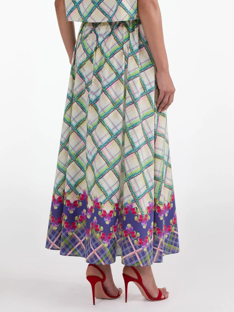 Judi Skirt in Quail Check