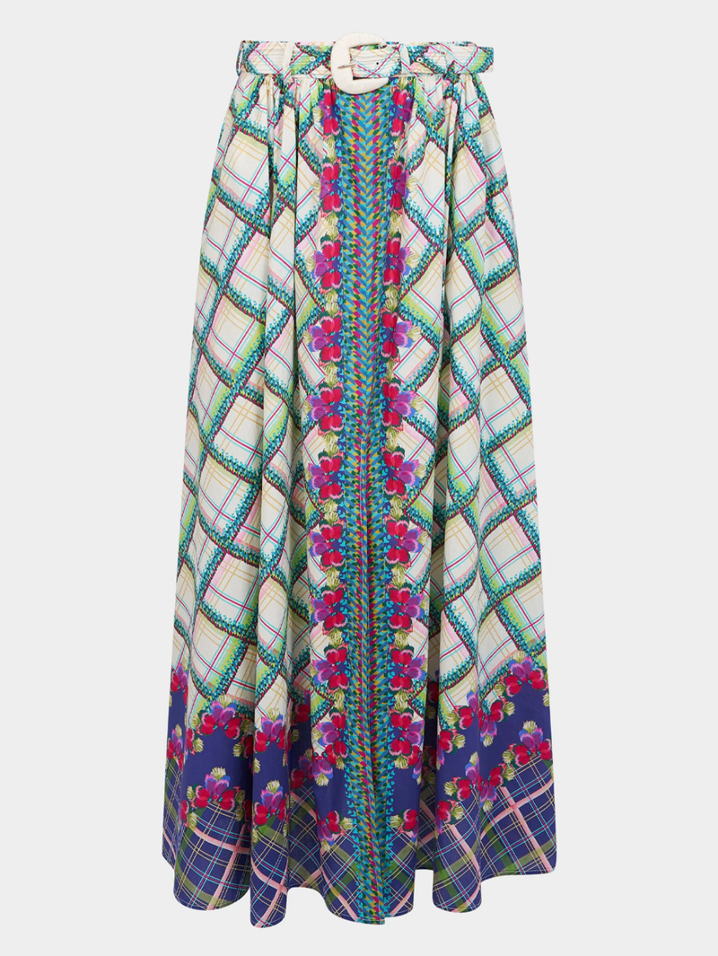 Judi Skirt in Quail Check