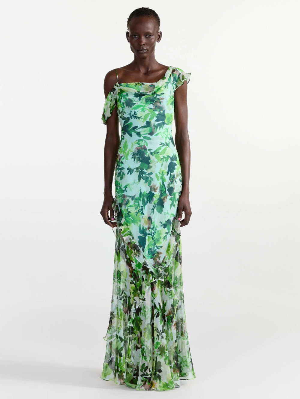 Seema Dress in Watercolour Garden