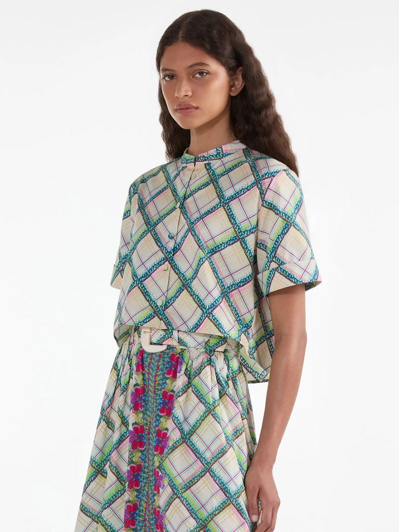 Jude B Shirt in Compass Check