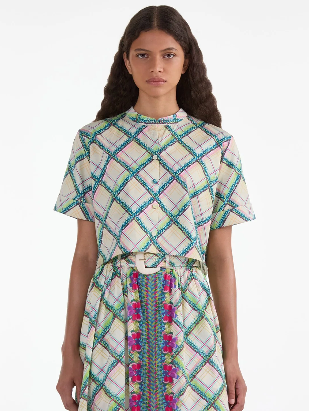 Jude B Shirt in Compass Check