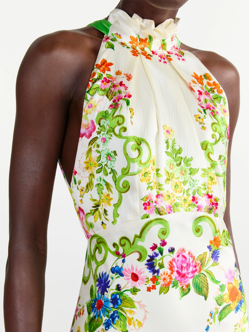 Michelle Dress in Nerine Trellis