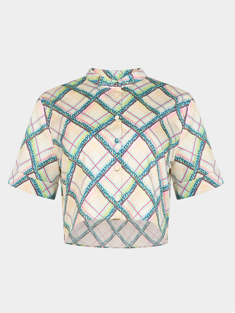 Jude B Shirt in Compass Check