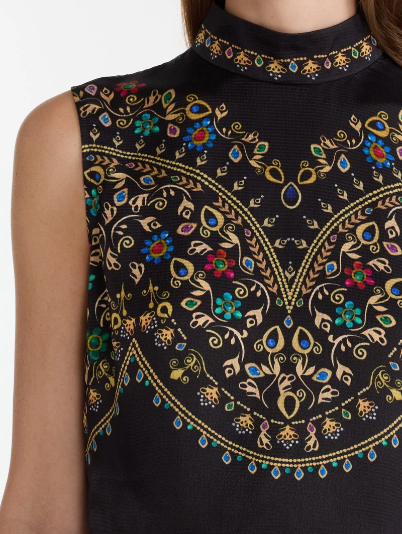 Ren Top in Pendant Border