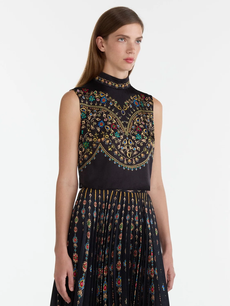 Ren Top in Pendant Border