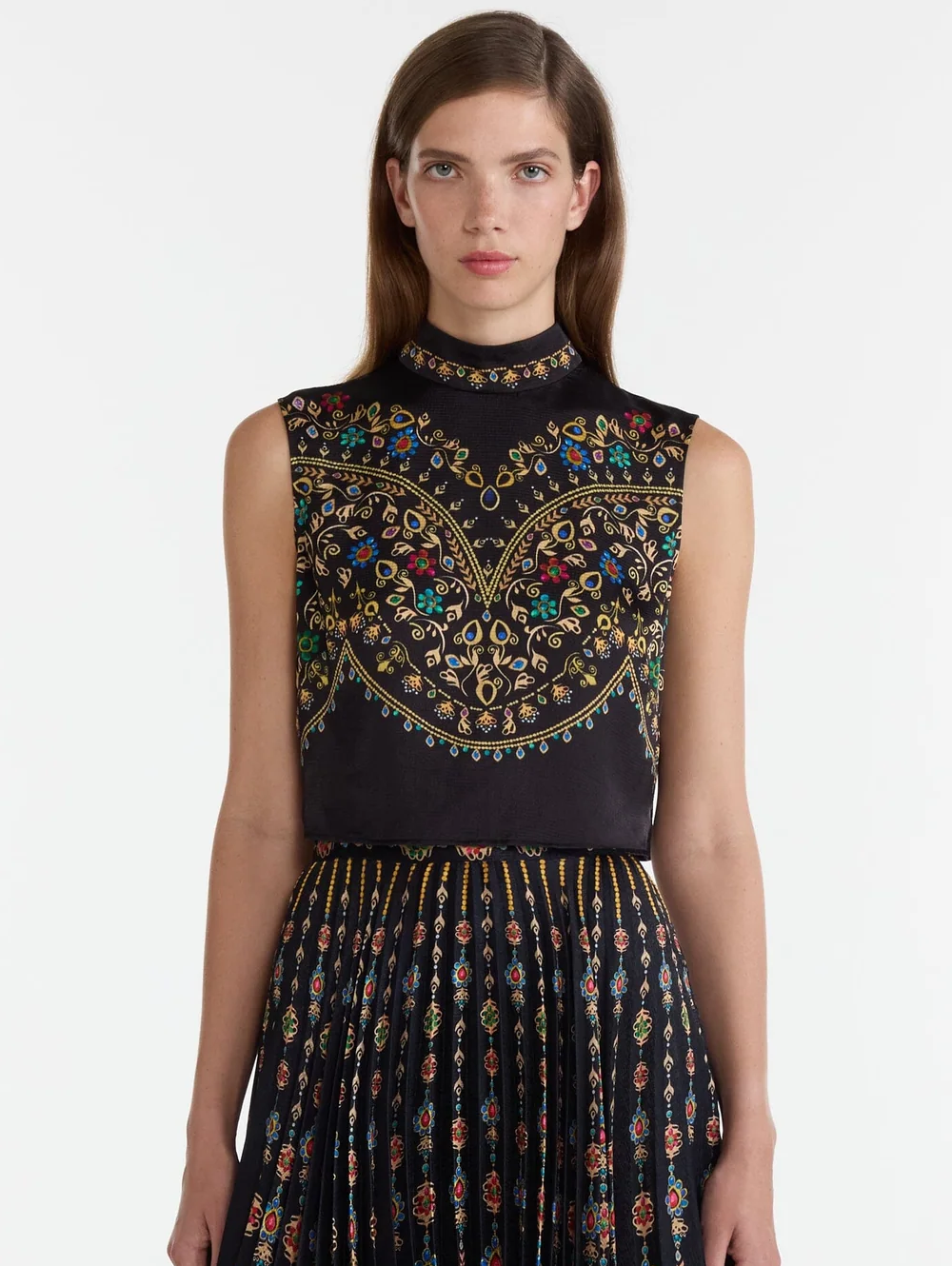 Ren Top in Pendant Border