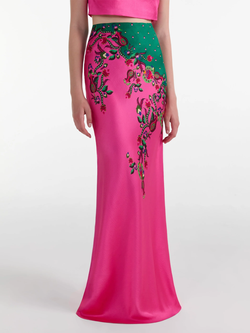 Carine Long Skirt in Budapest Meadow