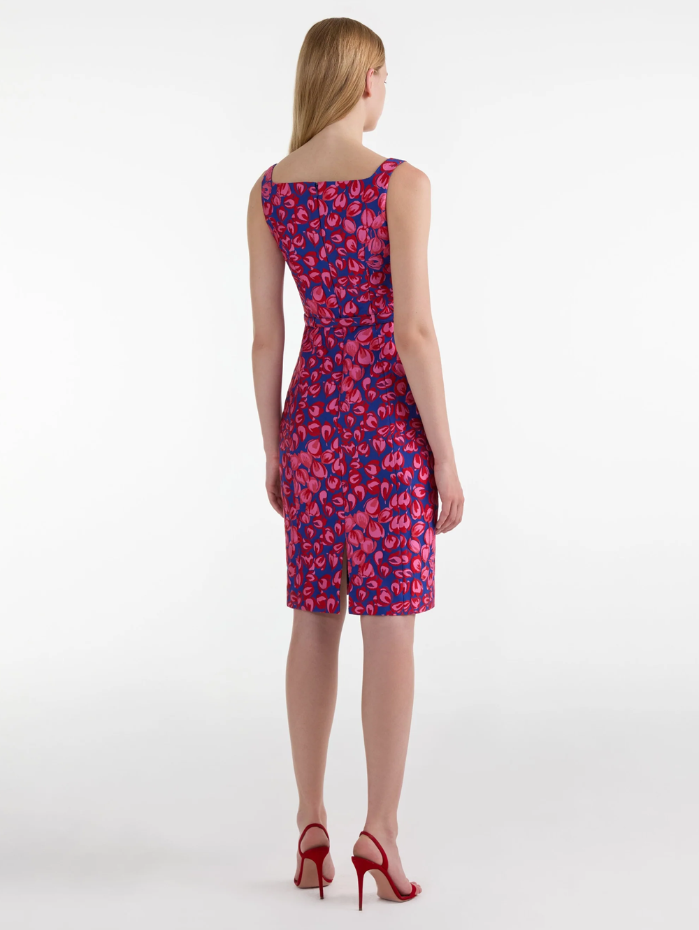 Bora Dress in Azure Flamingo