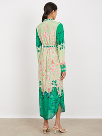 Molly D Dress in Floral Terazzo