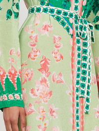 Molly D Dress in Floral Terazzo