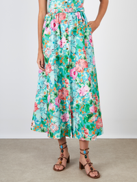 Ena Dress in Papaver Watercolour