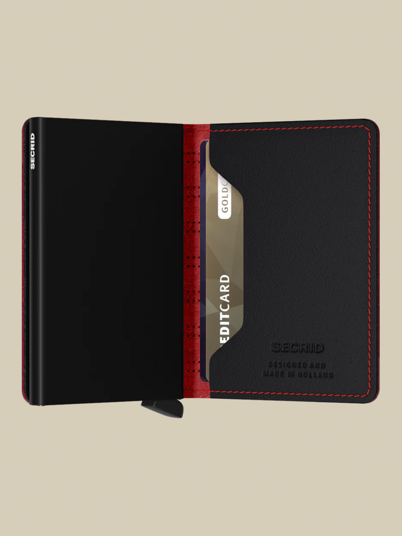 Slimwallet Fuel Black Red