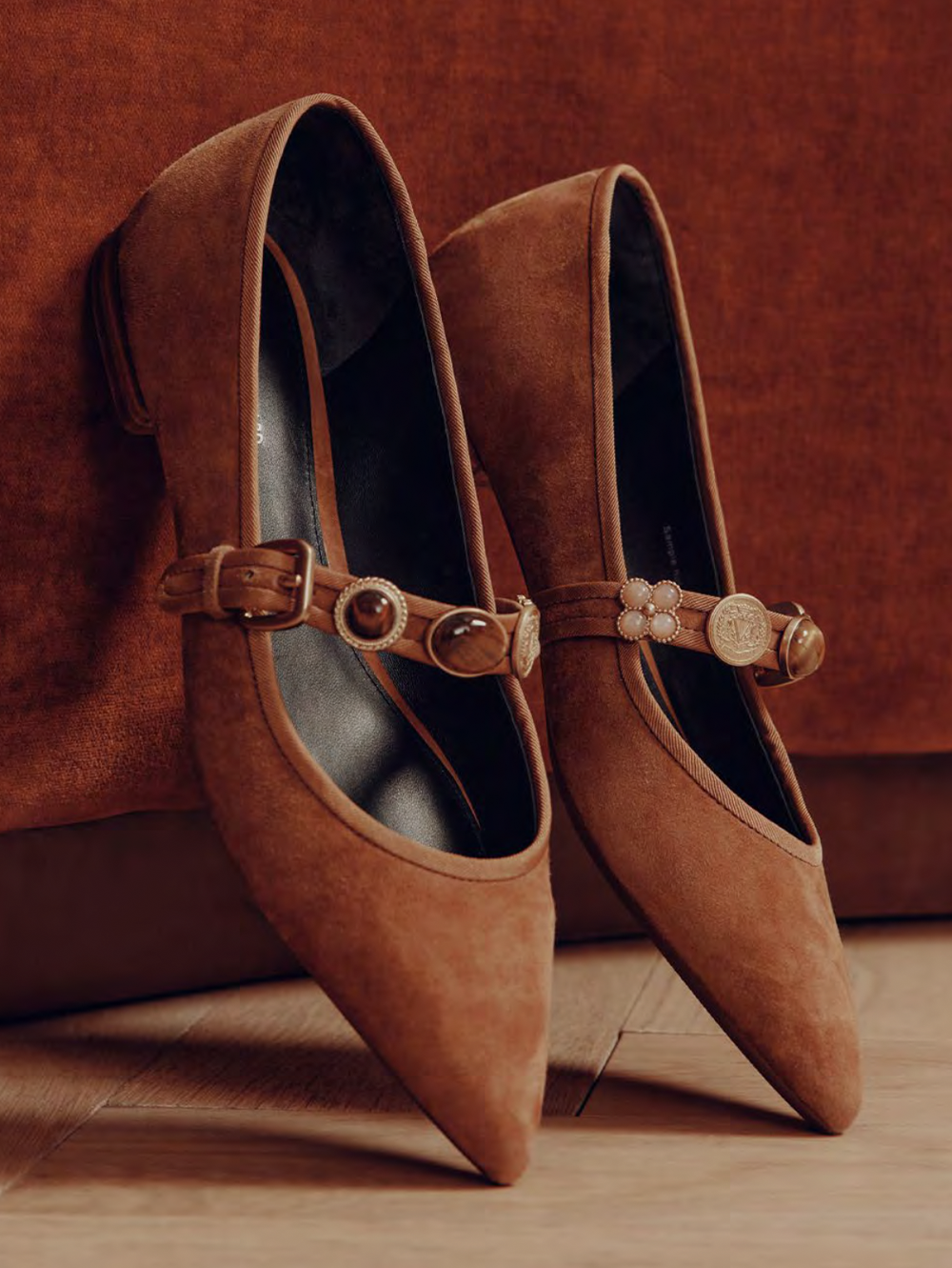 Selene Embellished Flat