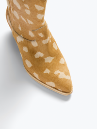Loretta Boot in Spotted Haircalf