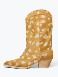 Loretta Boot in Spotted Haircalf