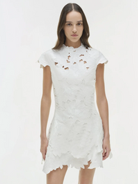 Holloway Embroidered Mini Dress by SIMKHAI - View 4