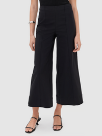 Kallin Cropped Wide-Leg Pants by SIMKHAI-Black-AMY Atelier