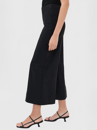 Kallin Cropped Wide-Leg Pants by SIMKHAI - View 3