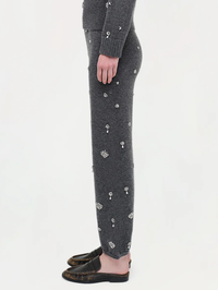 Kandace Embellished Cashmere Jogger by SIMKHAI - View 3
